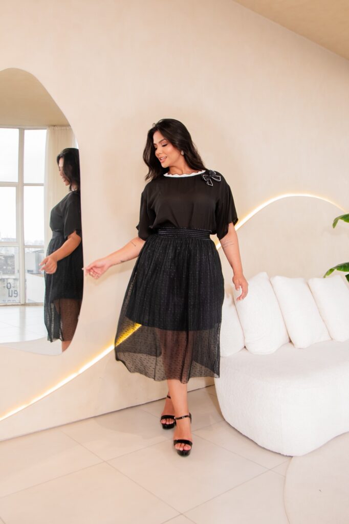 Vestido preto Ana Maya